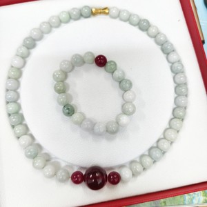 Collana di Perle in Giada Birmana di Grado A con Bio-Fotoni delle Terre Rare, Set Regalo Boutique per Mamma, Ricchezza e Prosperità - Product Image 2