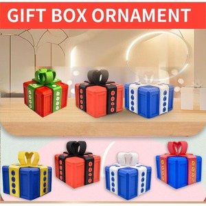 3D printed gift <b>box</b> with screws, fun <b>Christmas</b> decoration <b>box</b>, and friends' novel magic <b>box</b>, customizable - Product Image 4