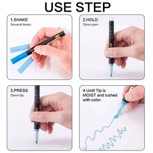 Touchfive — ensemble de marqueurs pour déguisement métallique, marqueurs à double doublure, pack de 12 couleurs - Product Image 4