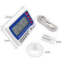 Thermomètre de réfrigérateur en plastique ABS numérique à usage domestique essentiel Instrument de température pour usage domestique