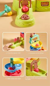 Jouet éducatif pour enfants OEM, circuit de billes, jeu de frappe au marteau, avec fonction de score, cadeau de Noël - Product Image 2