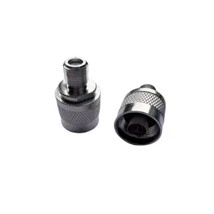 Conector de adaptador RF N/F de fornecimento de fábrica, cabeça macho de N para fêmea, adaptador de cabeça RF coaxial