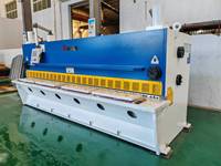 Cisaille hydraulique à plaque de haute précision SANXIN 3200 mm, machine de cisaillement à guillotine automatique CNC pour la découpe de métaux en acier