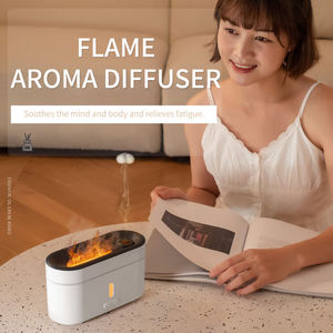 Ev kokusu için aromaterapi yağı difüzörü yeni alev etkisi yangın özü ile <span class=keywords><strong>Mini</strong></span> ultrasonik <span class=keywords><strong>LED</strong></span> ışık - Product Image 6