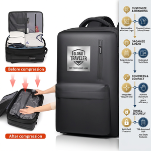 <span class=keywords><strong>Mochila</strong></span> de Gran Capacidad <span class=keywords><strong>Antirrobo</strong></span>, Bolsa Impermeable con Compresión al Vacío Personalizada, <span class=keywords><strong>Mochila</strong></span> para Portátil de Viaje y Negocios - Product Image 3