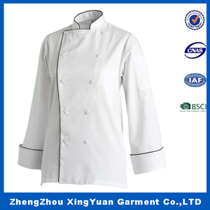 Veste <span class=keywords><strong>de</strong></span> chef à manches courtes avec logo, veste <span class=keywords><strong>de</strong></span> chef, tablier, vêtements <span class=keywords><strong>de</strong></span> travail pour serveur, uniforme <span class=keywords><strong>de</strong></span> cuisine, uniforme <span class=keywords><strong>de</strong></span> restaurant unisexe - Product Image 3