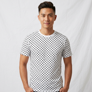 Vente directe usine Fabricant indien Tirupur OEM T-shirt col rond en coton biologique imprimé blanc uni écologique coupe ajustée - Product Image 2