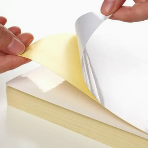 Papel Offset Sin Madera, Papel con Reverso Amarillo, Papel Autoadhesivo de Vinilo para Etiquetas de Embalaje - Product Image 6
