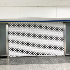Diseños modernos de puertas de parrilla de seguridad, puerta enrollable eléctrica para exteriores - Product Image 2