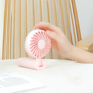 Mini ventilateur portable pliable à couleurs douces, léger, facile à ranger, avec charge rapide, idéal pour les événements - Product Image 5