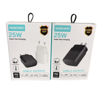 Adaptateur Type-C de bonne qualité, chargeurs USB C super rapides PD 25W pour Samsung Galaxy S26 S25, pour iPhone 18 17 16, adaptateur d'alimentation USB-C
