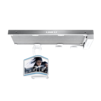 Refroidisseur liquide AIO sans ventilateur LIAN LI HydroShift II 360P OLED CUVRED BK&WH, compatible LGA 1700/1851 AM4/AM5, très demandé