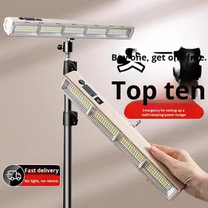 Luz LED de emergencia portátil, ultrabrillante, resistente al agua, batería de larga duración, cargador de teléfono multifunción, para acampar, senderismo y actividades al aire libre - Product Image 2