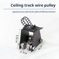 Système de rail d'éclairage de plafond en alliage d'aluminium JIXIO, kit de suspension de lumière aérienne réglable à pantographe, haute capacité de charge