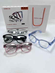 Gafas Inteligentes AIMB-G6 con IA, 8MP, Antivibración, Video 1080P, Micrófono Dual con Cancelación de Ruido, Control Táctil, Altavoces AAC, Carga Rápida de 290mAh, 4GB/32GB - Product Image 4