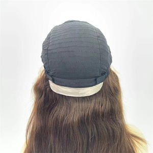 EMEDAダークブラウン生ベトナム髪シルクトップレースフロント女性ウィッグ - Product Image 5