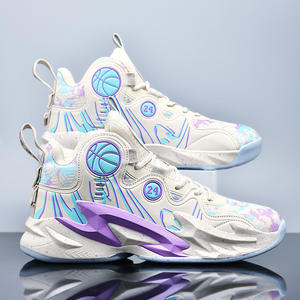 Chaussures de tennis et de basketball montantes pour garçons 2026 – Confortables, respirantes, décontractées, à motif dessin animé, semelle en caoutchouc mince antidérapante pour le printemps - Product Image 5