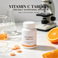 Comprimés de vitamine C pour adultes, complément alimentaire naturel pour une nutrition quotidienne, sans conservateurs