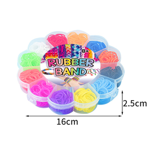 बच्चों के लिए हस्तनिर्मित रबर बैंड ब्रेसलेट किट बारिश डिय खिलौना बच्चों - Product Image 2