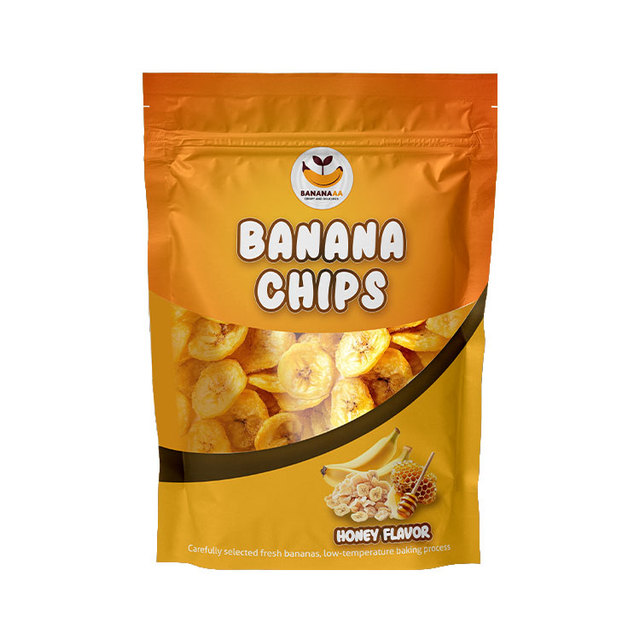 Custom Banana Peanut Smell Proof Stand up Recyclable Potato Zip Pouches Emballage Plastique Pour  Food Packaging Chips Snack Bag
