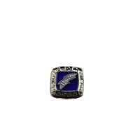 Bague de championnat de football des Chargers de San Diego 1994, forme de foudre en verre, style enfantin, nouveau modèle