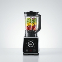 Mixeur Électrique 3-en-1 à Vitesse Variable, Bol de 2L, Commande par Bouton, 1400W, Silencieux, pour Smoothies, Broyage de Glace, Hachoir, Tasse de Voyage