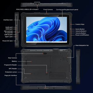 RUGLINE-Ordenador industrial resistente al agua 4G, PC, pantalla de 1920x1200, 8G + 128GB, Intel Pentium, <span class=keywords><strong>CPU</strong></span> con WiFi, para Bluetooth - Product Image 2