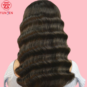 Cheveux humains vierges chinois Remy 100% naturels, perruque Lace Front 4x4, ondulation Water Wave pour femmes - Product Image 5