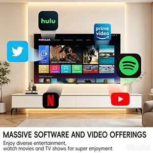 Téléviseur intelligent LCD 4K 100 pouces 85 pouces 75 pouces 55 pouces 43 pouces 32 pouces, écran QLED Ultra HD sans cadre, anti-explosion, pour KTV, vente en gros - Product Image 2