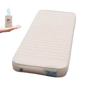 Pompa listrik lipat 10cm tebal TPU, kasur udara Hiking nyaman berkemah bantalan tidur untuk penggunaan luar ruangan rumah sakit ruang tamu - Product Image 1