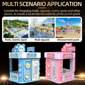 Cabina de boletos de fibra de vidrio <span class=keywords><strong>para</strong></span> parque de atracciones: Parque Temático/quiosco escénico con cartelera, ventana de boletos duradera <span class=keywords><strong>para</strong></span> uso en exteriores - Product Image 2