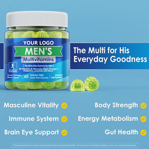 <span class=keywords><strong>Oem</strong></span>/Odm Mens Multivitaminen Gummies Met Probiotica En 24 Multivitamine Voor Mannen Antioxidanten-Energie, Immuniteit En Darmgezondheidsondersteuning - Product Image 3