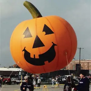 Globo inflable de helio de calabaza para Halloween, parade, buen precio, fábrica de China