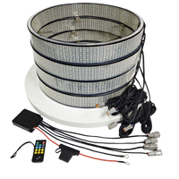Kit d'éclairage de roues Kingshowstar à 20 rangées de lumières LED blanches pures de 17 pouces, éclairage de jantes pour camion, voiture tout-terrain