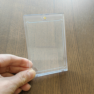 Tốt Nhất Bán Một Cảm Ứng Từ Chủ Thẻ Trò Chơi Trong Suốt Thẻ Bảo Vệ Giao Dịch Thẻ Nam Châm Collector - Product Image 4