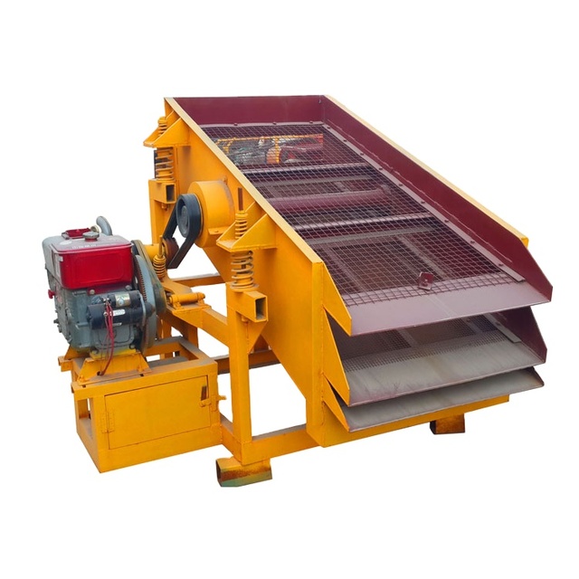 Mining Machinery Mobile Diesel Vibrating Screen Price