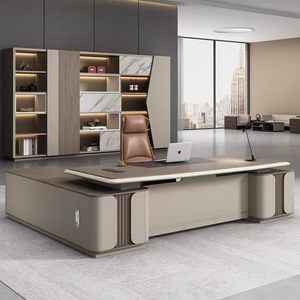 Mibo Furniture Wooden <b>Filing</b> Cabinet 3 Floors With Lock Office <b>Storage</b> Cabinet Modern Minimalist Design - Product Image 3