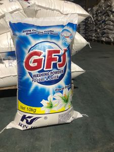 Venta caliente de Gambia <span class=keywords><strong>GFJ</strong></span> AKG detergente en polvo de KJ detergente 100G 1kg 5kg 10kg detergente en polvo - Product Image 4