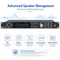 PL4008 Processeur audio numérique intelligent professionnel, processeurs audio haut de gamme, 4 entrées 8 sorties, système de sonorisation DSP