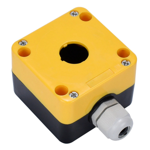 Push Button Control Enclosure 22mm Waterproof IP66 Abs Plastic Industrial Switch <b>Box</b> Yellow Gray 1 2 3 4 5 Hole Self <b>Locking</b> - Product Image 4