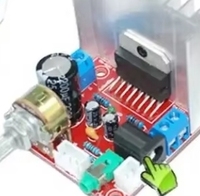 TDA7377 Kit de bricolage de carte d'amplificateur audio 2.0 carte d'amplificateur de puissance stéréo Module d'amplificateur de son à 2 canaux bricolage