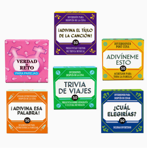 Juego <span class=keywords><strong>de</strong></span> Cartas Bilingüe Español-Inglés - Mazo Personalizado Premium para Reuniones Familiares y Entretenimiento Posterior a la Cena - Product Image 5