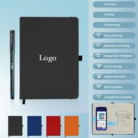 Carnet intelligent personnalisé avec synchronisation écran-écriture, carnet d'exercices multifonction, bloc-notes IA, carnet de notes, agenda pour cadeau d'affaires