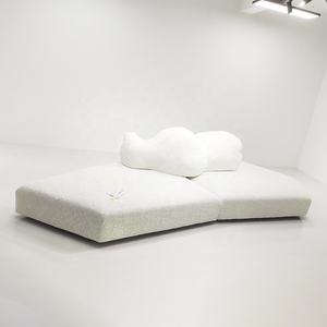 <span class=keywords><strong>Canapé</strong></span>-lit de luxe confortable et doux nuage <span class=keywords><strong>Canapé</strong></span> modulaire à large assise profonde <span class=keywords><strong>Canapé</strong></span> Gris Clair <span class=keywords><strong>2</strong></span> <span class=keywords><strong>places</strong></span> - Product Image 3