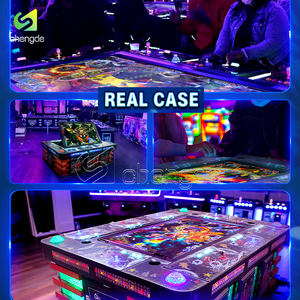 Machine de jeu de pêche Ocean Crab King 2 Deluxe, la plus populaire aux États-Unis, avec écran de 55 pouces, 8 joueurs, rouge et noir, table de pêche - Product Image 5