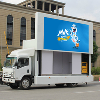 Écran LED mobile d'affichage publicitaire extérieur P6 P8 P10 pour camion, fourgon, remorque, pour utilisation dans les centres commerciaux avec fournisseur OEM