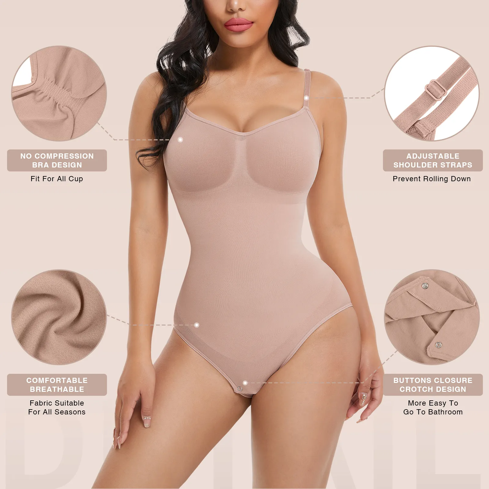 Hete Verkoop Buik Controle Shapewear Booty Beeldhouwers Bodysuit Shapewear Body Shaper Eendelig Bodysuit Voor Vrouwen