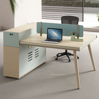 Bureau de poste de travail de personnel élégant de luxe moderne avec chaises de bureau incluses armoire de meubles de bureau élégante