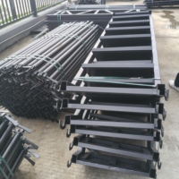 Andamio de Acero Negro para Iluminación de Escenario, Estructura de Truss para Equipos de Escenario de Línea Directa