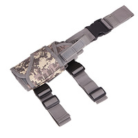 Sarung Pistol Taktis DF Green Tactical Leg Holster Tornado, Sarung Pistol Paha/Ketiak, Sarung Pistol Pinggang Multifungsi Outdoor Kamuflase Super